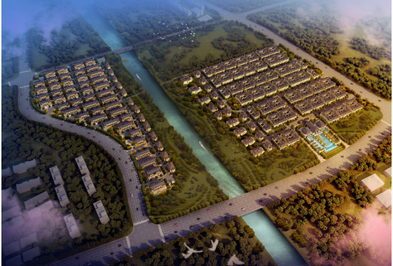 世茂泉溪江展示中心:国风基因引航奉化墅居