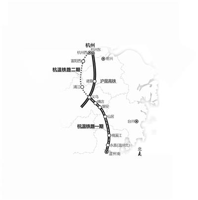 杭温铁路正式开建 杭州到温州最快只要65分钟