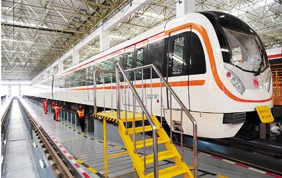 杭州地铁2号线12辆新列车已准备就绪