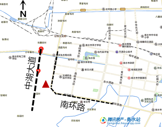 衡水中湖大道东南环路北公开出让两宗地