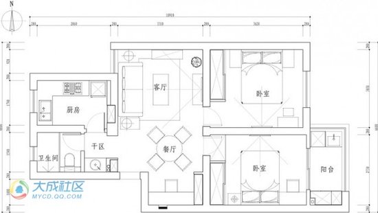 <em>处女</em>座的完美美式风 18万打造68平两室一厅 _