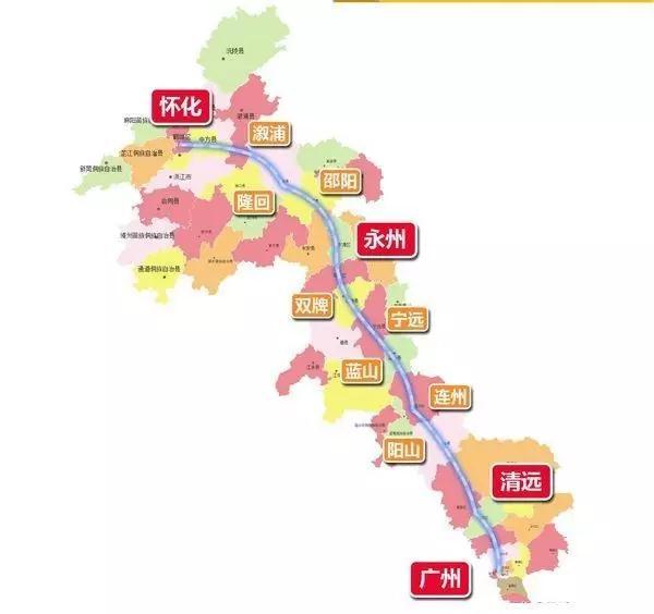 广清怀高铁再获粤湘两省7市合力推进