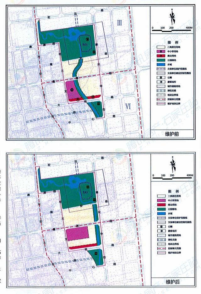 栾城城区2地块调规 涉及中小学用地(图)