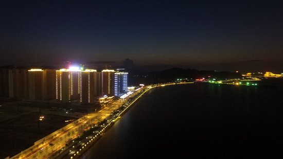 【南滨 东海岸】空中俯览 最靓汕头湾夜景来了