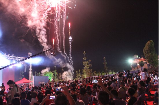 莱芜最美度假体验季 仲夏沙滩烟花晚会昨夜璀璨绽放