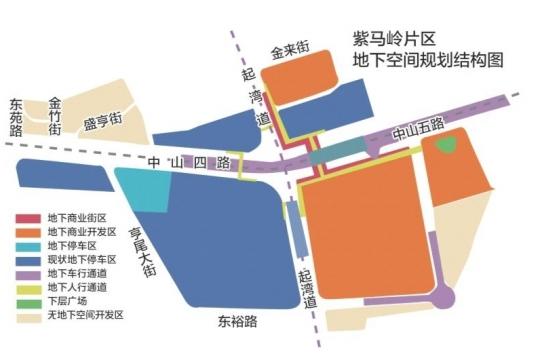 中山兴中道,紫马岭,岐江公园三大片区将建地下商场