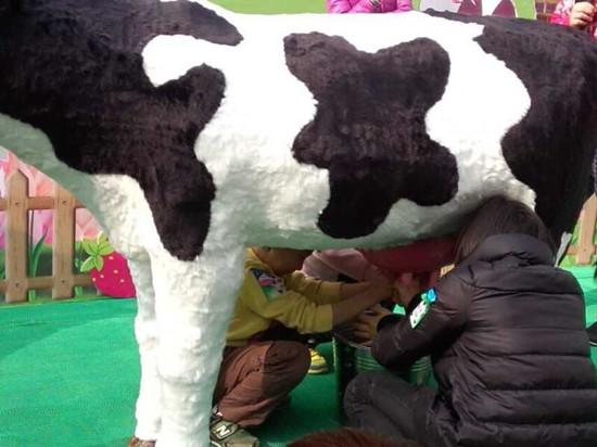 中山奥园挤牛奶比赛火热进行 赢取欧洲十日豪