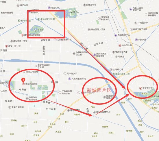 一张地图看清淮安城市发展!