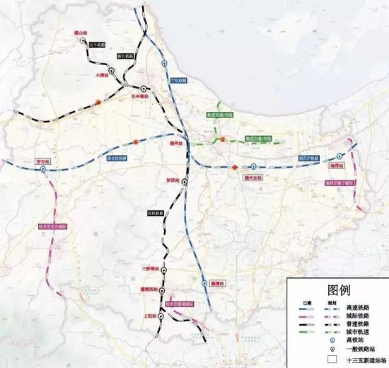 湖州交通"十三五"规划发布 轨道交通湖州东站来了