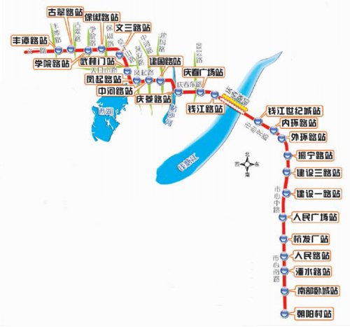 杭州地铁2号线西北段动工 沿线潜力新盘亮相