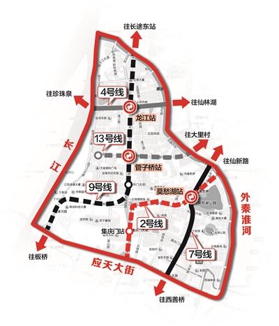 南京河西北部未来将通5条地铁设3个地铁换乘站工毕业招聘初中暑假图片