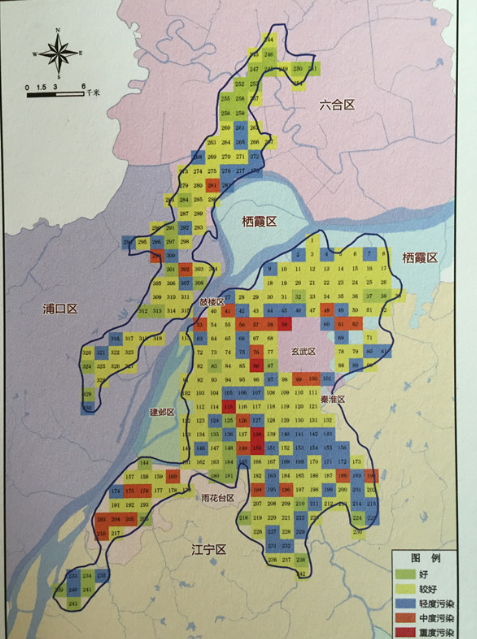 这张2015年"声音地图"显示,南京"最吵"的地方是新庄立交玄武湖隧道