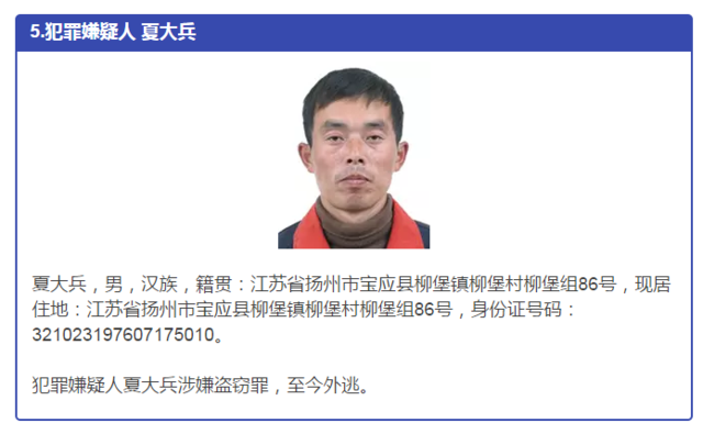 发现这47个人请立即报告泰州警方 提供线索者最高奖10万