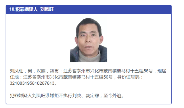 发现这47个人请立即报告泰州警方 提供线索者最高奖10万