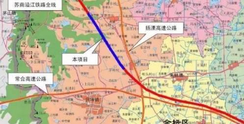 2018年有望开工,途经南京市,扬州市,泰州市,南通市贯穿整个苏中地区.图片