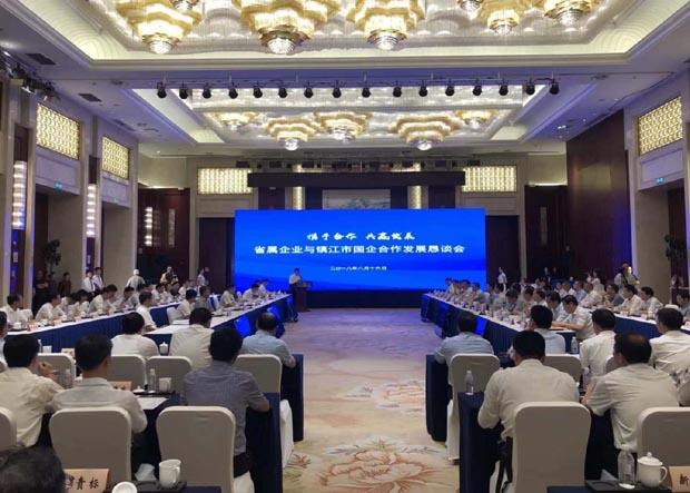 江苏省属企业牵手镇江市国企 助推地方经济发