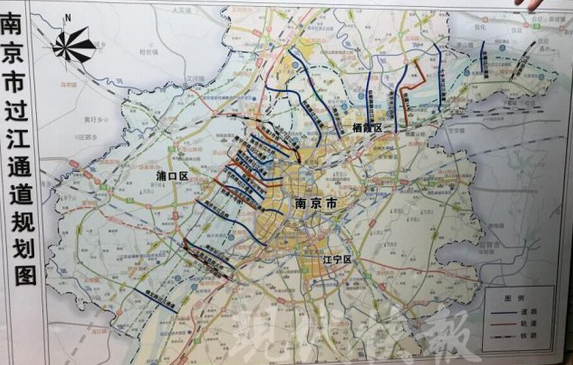 南京再建两条免费过江通道 节假日不用挤二桥了