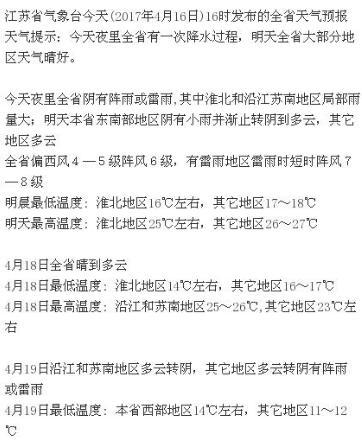 江苏多地最高温首破30℃ 降水来袭部分地区雨量大