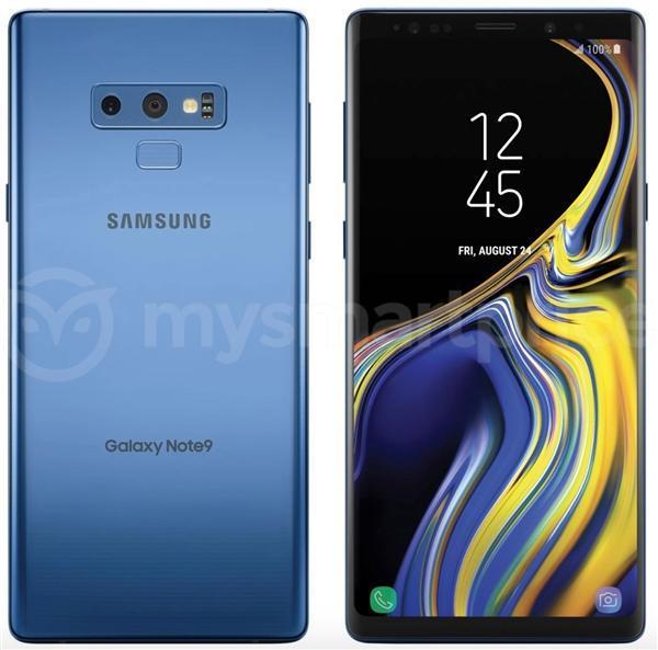 三星galaxy note9,三星galaxy note20 随着日期的临近,galaxy note 9越来越多的渲染图曝光.