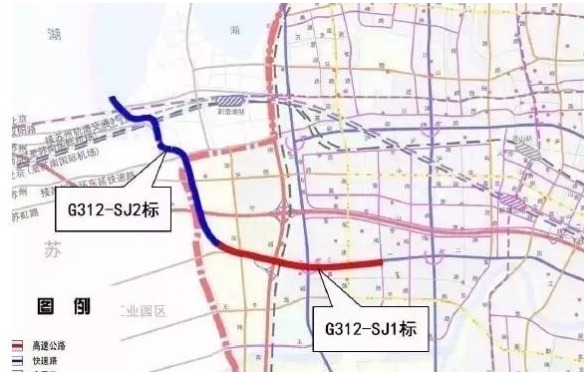 《苏州市综合交通规划(2007-2020)》提出了312国道的改线规划方案