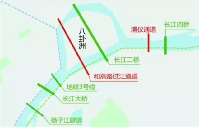未来五年南京将规划建设21条过江通道