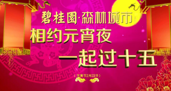 独家冠名CCTV元宵晚会碧桂园森林城市携手央视送团圆