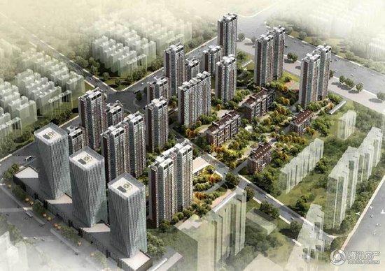 济南市盛景家园(商住区)建筑面积2.24公顷