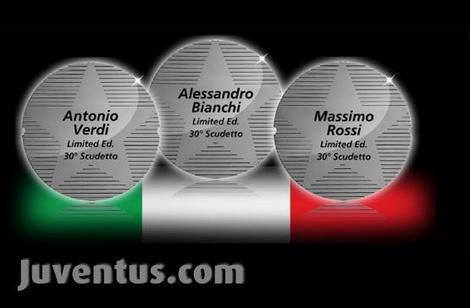 尤文促销限量版夺冠星 球迷俱乐部同贺第30冠