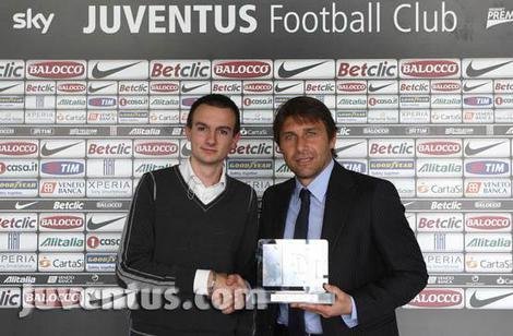 尤文两功臣获权威大奖 皮尔洛成意甲三月最佳