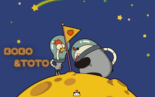 BOBO&TOTO�Ŀɰ���ֽ