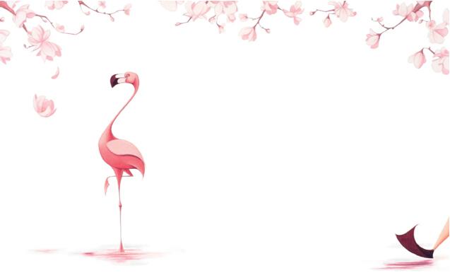 《弗洛拉和火烈鸟》无字绘本开启想象大门