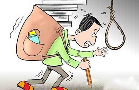 广东一小学生上吊身亡 提前一天写下遗书疑为