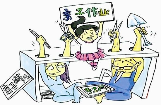 增进家长与孩子的交流,不少幼儿园常常布置各种亲子手工作业