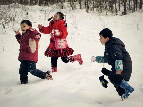 (网友投稿)打雪仗