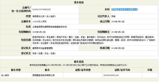 云南建投牵手中信信托 合作开发嘉丽泽