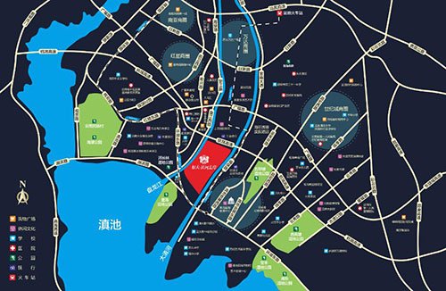 广福商圈环伺城南 恒大滨河左岸繁华近在咫尺