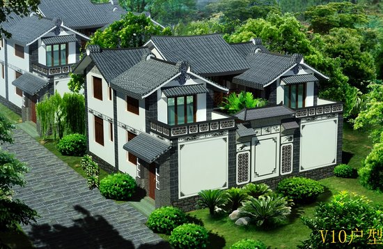 中国最美的原生态白族介绍别墅群剑苑山地建筑规范项目别墅图片