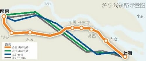 沪宁将建第4条城际铁路覆盖江阴等县级市
