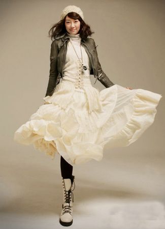 长裙好看难穿 换季穿搭示范 - 西米 - へにゅ