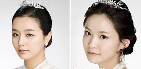不同头冠与新娘脸型如何搭配(图)