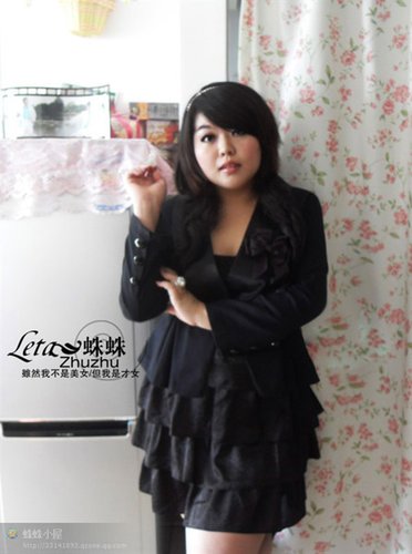 晒搭配:胖妞<em>艳色</em>显瘦穿衣_<em>女性</em>_腾讯网