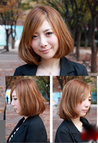 发型示范:6款肉感胖脸女生发型热荐(图)_女性_腾