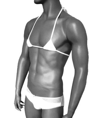 日本商家推出男式胸罩 看中肥胖人市场