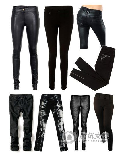 黑裤黑靴——潮流懒人巧过冬!