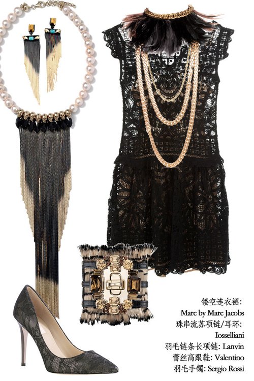 超模们分享派对小礼服搭配心得