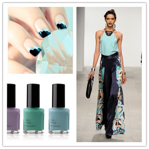 指尖的一抹淡雅 最IN蓝色风暴盛行