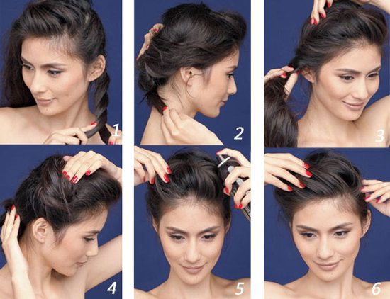 <em>没刘海</em>不怕 露额发也变小脸美人(教你<em>梳头</em>)_凤