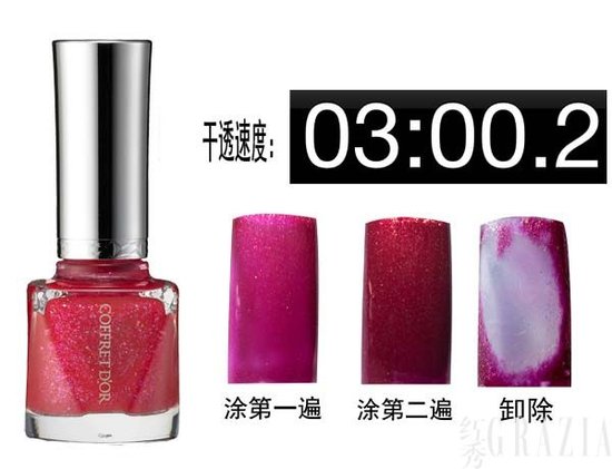 姑娘都有红色甲油 珠光爆裂纹全方位评测