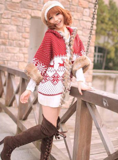 温暖毛毛外套 OL约会甜美UP