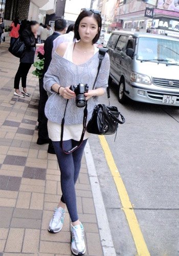 韩国萝莉示范清新韩式风格休闲搭配 (图5) 韩国萝莉示范清新韩式风格休闲搭配 (图5)